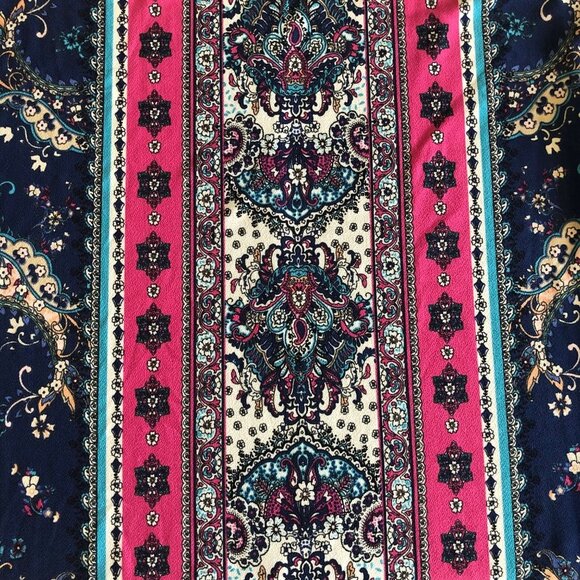 Petite Medium Chico’s Medallion Tie Sleeve Fully Lined Dress Size 8 - Picture 16 of 16